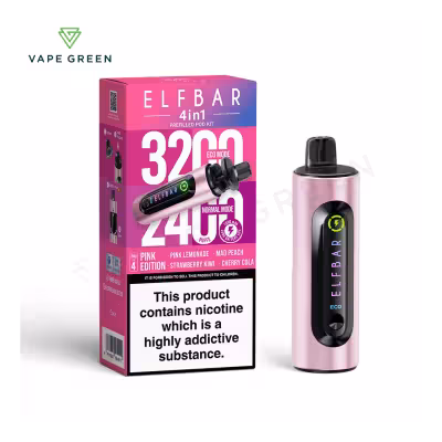 Pink Edition Prefilled Pod Kit by Elf Bar 4 in 1