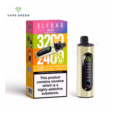 Yellow Edition Prefilled Pod Kit by Elf Bar 4 in 1