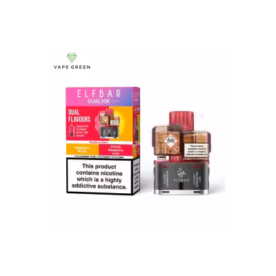 Raspberry Edition Prefilled Pod by Elf Bar Dual 10K