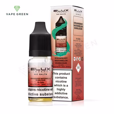 Strawberry Watermelon Bubblegum Nic Salt E-Liquid by Elux Legend
