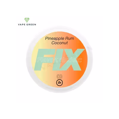 Pineapple Rum Coconut Nicotine Pouches by FIX