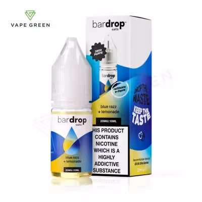 Blue Razz Lemonade Nic Salt E-Liquid by Bar Drop