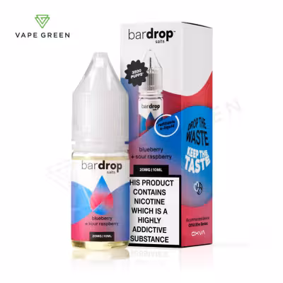 Blueberry Sour Raspberry Nic Salt E-Liquid by Bar Drop