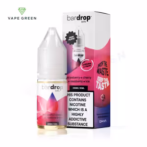 Strawberry Cherry Raspberry Ice Nic Salt E-Liquid by Bar Drop
