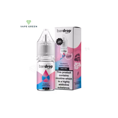 Blueberry Cotton Candy Nic Salt E-Liquid by Bar Drop