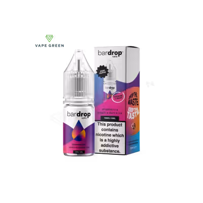 Strawberry Peach Plum Ice Nic Salt E-Liquid by Bar Drop
