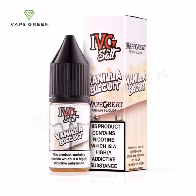 Vanilla Biscuit Nic Salt E-Liquid by IVG