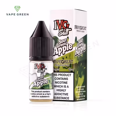 Sour Green Apple Nic Salt E-Liquid by IVG