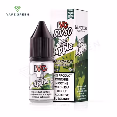 Sour Green Apple 50/50 E-Liquid by IVG