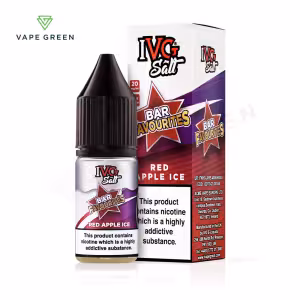Red Apple Ice Nic Salt E-Liquid by IVG Bar Favourites