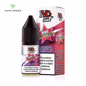 Strawberry Watermelon Bubblegum Nic Salt E-Liquid by IVG Bar Favourites