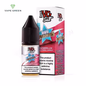 Watermelon Cotton Candy Nic Salt E-Liquid by IVG Bar Favourites