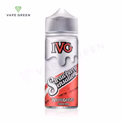 Strawberry Sensation Shortfill E-Liquid by IVG 100ml