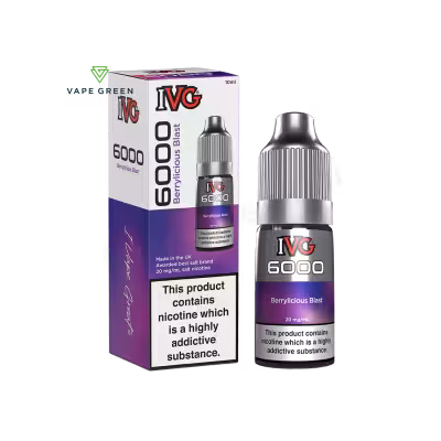 Berrylicious Blast Nic Salt E-Liquid by IVG 6000