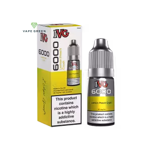 Lemon Peach Crush Nic Salt E-Liquid by IVG 6000