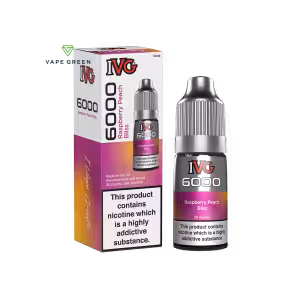 Raspberry Peach Bliss Nic Salt E-Liquid by IVG 6000