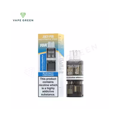 Blue Razz Lemonade Prefilled Pod Refill Pack by Juicy Pod Novamax 10K