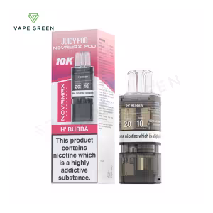 H Bubba Prefilled Pod Refill Pack by Juicy Pod Novamax 10K