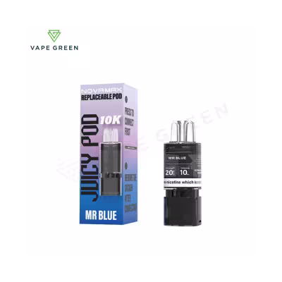 Mr Blue Prefilled Pod Refill Pack by Juicy Pod Novamax 10K