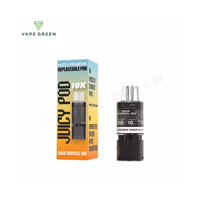 Sour Tropical Mix Prefilled Pod Refill Pack by Juicy Pod Novamax 10K