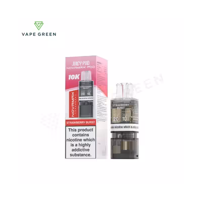 Strawberry Burst Prefilled Pod Refill Pack by Juicy Pod Novamax 10K