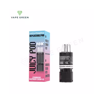 Strawberry Raspberry Cherry Ice Prefilled Pod Refill Pack by Juicy Pod Novamax 10K