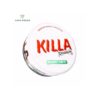 Green Mint Nicotine Pouches by Killa