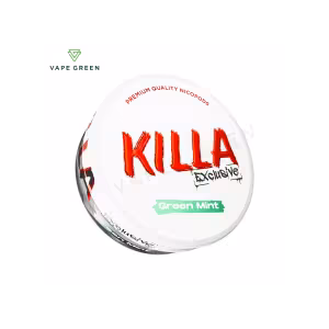 Green Mint Nicotine Pouches by Killa