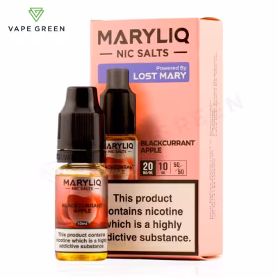 Blackcurrant Apple Nic Salt E-Liquid by Lost Mary Maryliq