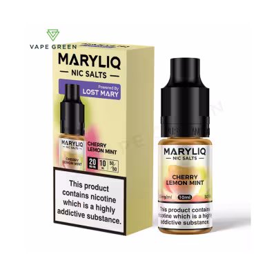 Cherry Lemon Mint Nic Salt E-Liquid by Lost Mary Maryliq