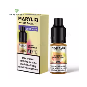 Cherry Lemon Mint Nic Salt E-Liquid by Lost Mary Maryliq