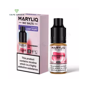 Strawberry Ice Nic Salt E-Liquid by Lost Mary Maryliq