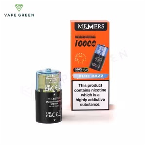 Blue Razz Prefilled Pod Refill Pack by Memers Wukong V10000
