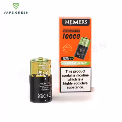 Fresh Mint Prefilled Pod Refill Pack by Memers Wukong V10000