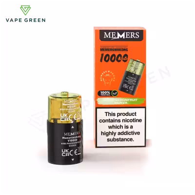 Kiwi Passionfruit Guava Prefilled Pod Refill Pack by Memers Wukong V10000