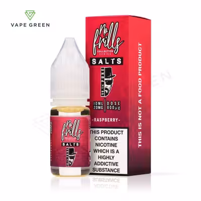 Raspberry E-Liquid by No Frills 99.1% Pure Salts