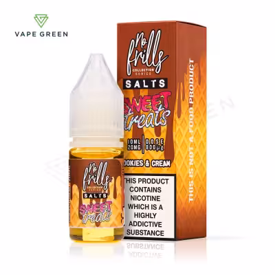 Cookies & Cream E-Liquid by No Frills Sweet Treats Salts