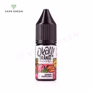 Raspberry Pineapple Chew Nic Salt E-Liquid by Okay! Orange