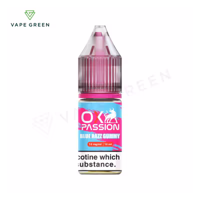 Blue Razz Gummy Nic Salt E-Liquid by OX Passion