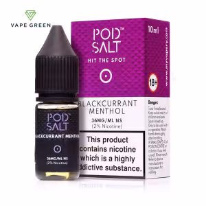 Blackcurrant Menthol eLiquid by Pod Salt