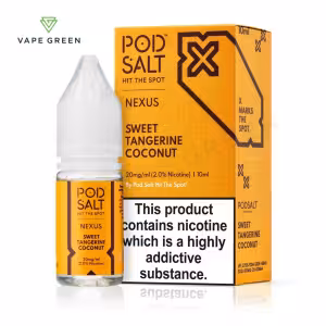 Sweet Tangerine Coconut Nic Salt E-Liquid by Nexus Pod Salt