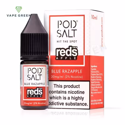 Blue Razapple Nic Salt E-Liquid by Pod Salt