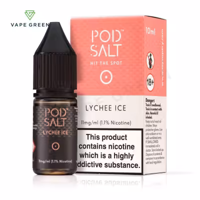 Lychee Ice Nic Salt E-Liquid by Pod Salt