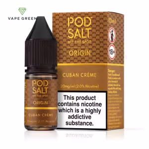 Cuban Creme Nic Salt E-Liquid by Pod Salt Origin