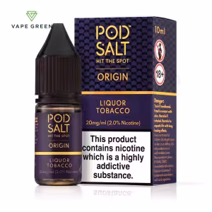 Liquor Tobacco Nic Salt E-Liquid by Pod Salt Origin