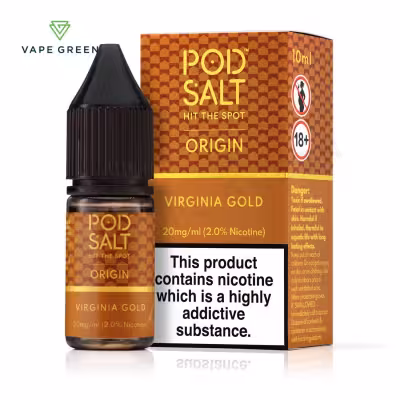 Virginia Gold Nic Salt E-Liquid by Pod Salt Origin