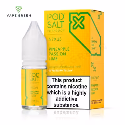 Pineapple Passion Lime Nic Salt E-Liquid by Nexus Pod Salt