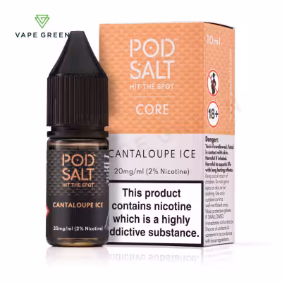 Cantaloupe Ice Nic Salt E-Liquid by Pod Salt Core