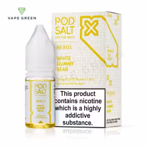 White Gummy Bear Nic Salt E-Liquid by Nexus Pod Salt