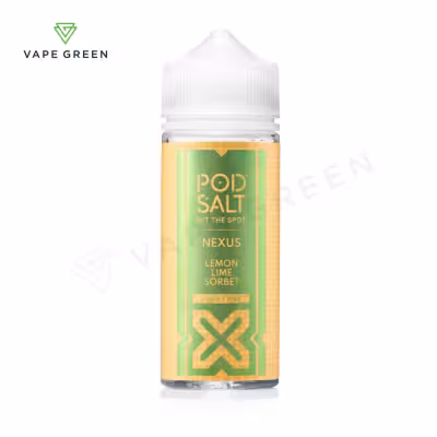 Lemon Lime Sorbet Shortfill E-Liquid by Nexus Pod Salt 100ml